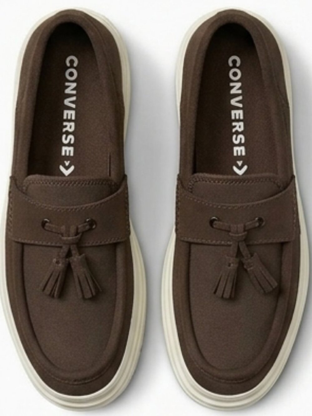 Converse Platform Loafers - Brown - Size 7.5 (38)